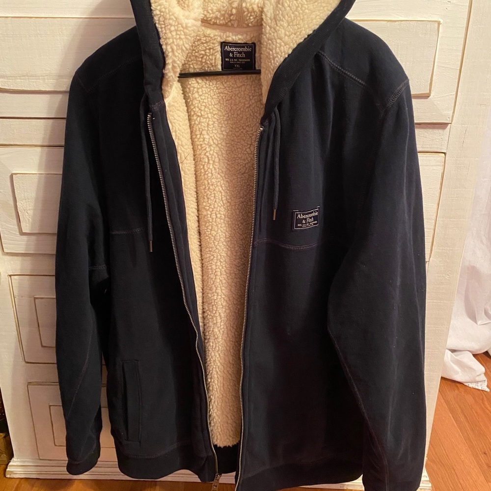 Abercrombie & Fitch fleece hooded jacket
